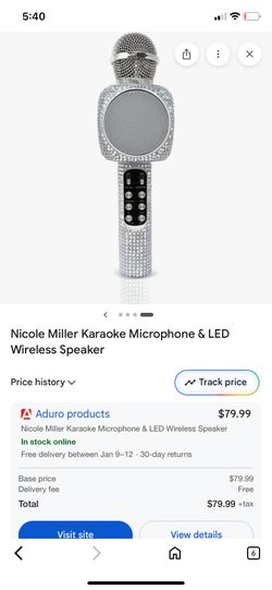 Nicole Miller Karaoke Microphone 