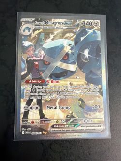 Pokémon Steven’s Metagross ex 289/217 SIR Special Illustration Rare Ascended Heroes NM