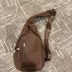 Vegan Leather Crossbody Bag