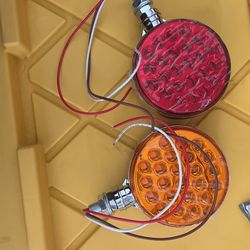 4 Inch Round Signals Or Marker Lights Super Bright Brand New