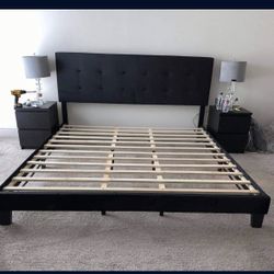New Platform Bed Frames-Queen And King Size 