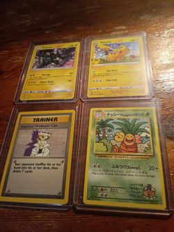 Pokemon cards vintage 4 for $25