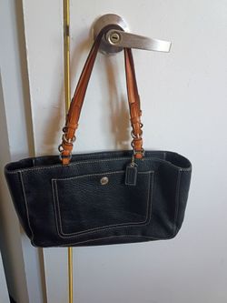 Coach bag pebbles leather official