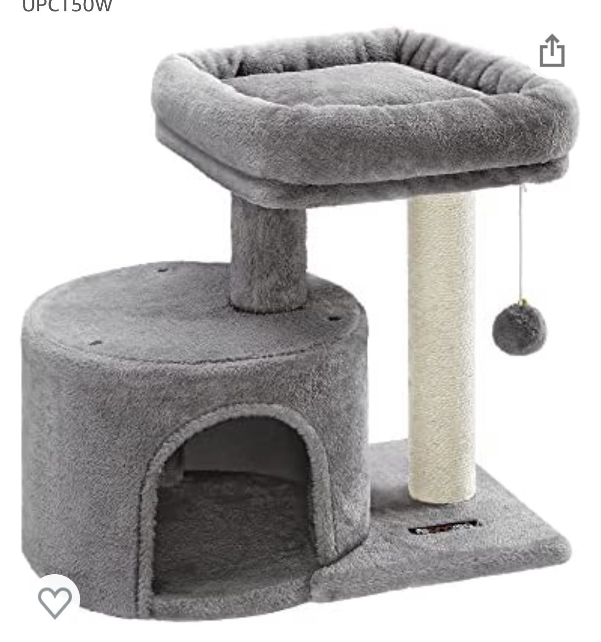 FEANDREA Cat Tree Tower Condo Scratching Posts for Kitten
