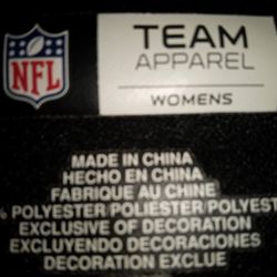 Raiders Women Shirt Size Large Just Missing Strings On One Side 