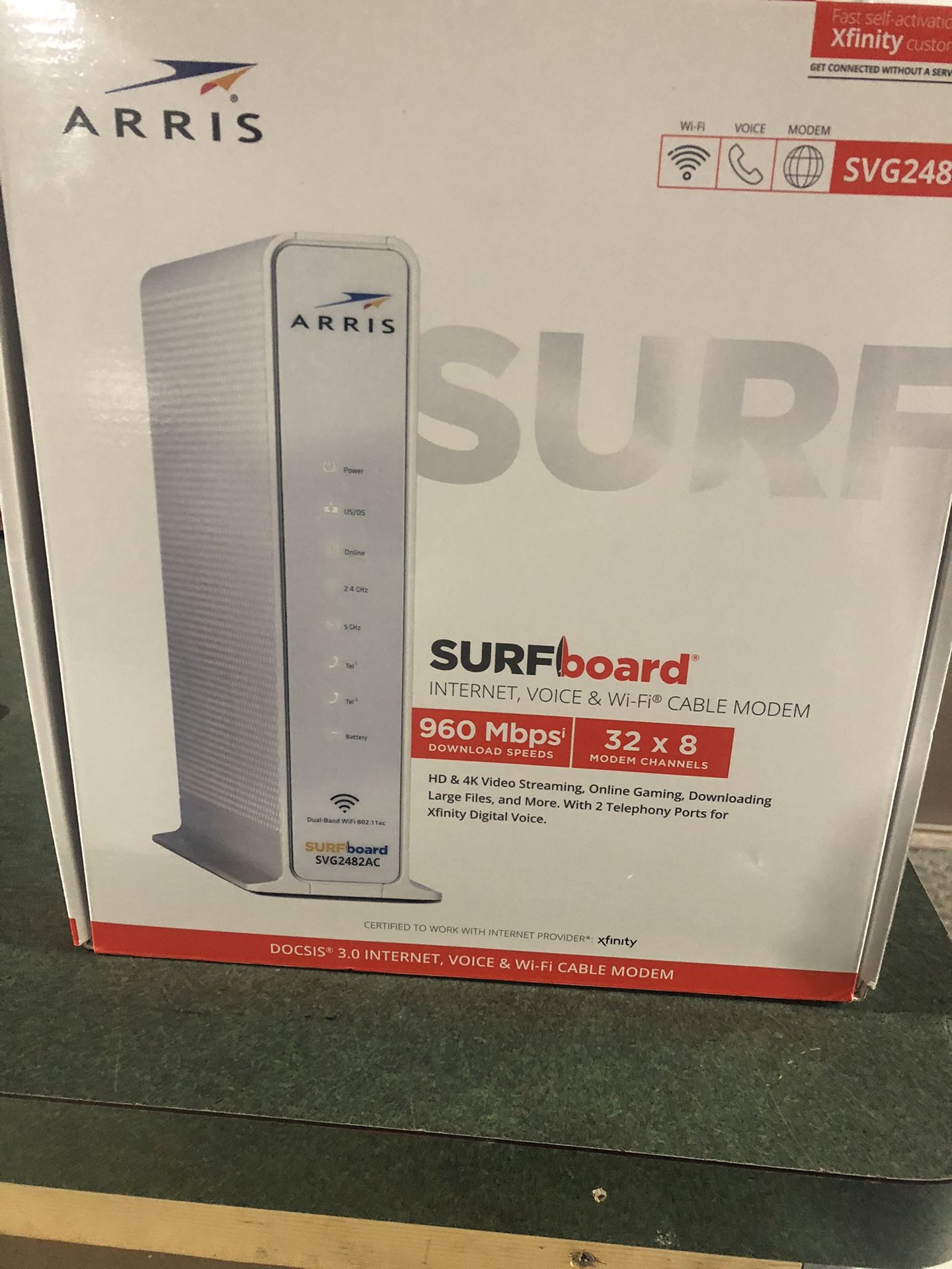Arris Wifi Modem with Voice