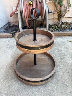 wodden centerpiece
