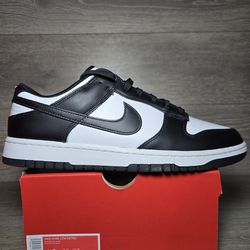 Nike Dunk Low Panda Retro Sneakers White / Black Mens Size 12 DD1391-100 New
