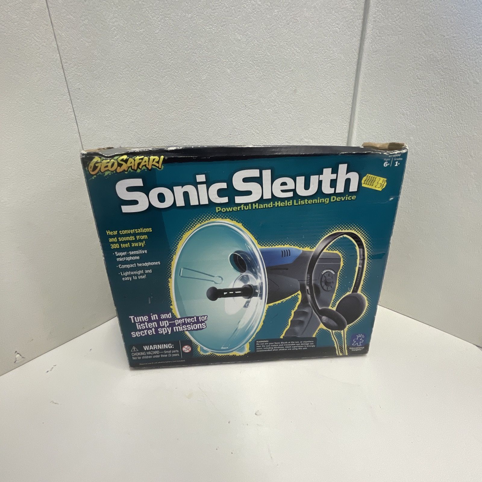 Geosafari Sonic Sleuth Powerful Hand Held Listening Device Educational Insights