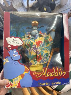 Vintage Disney Aladdin Doll Figure Never Opened Box