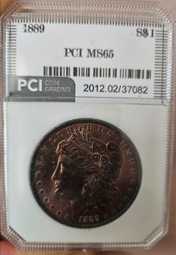 1889 Morgan Silver Dollar PCI MS65