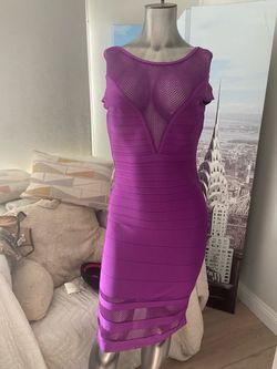 Purple Bandage Dress, size medium