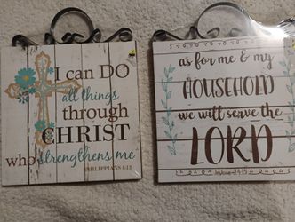 Two New Bible Scriptures on Canvas 