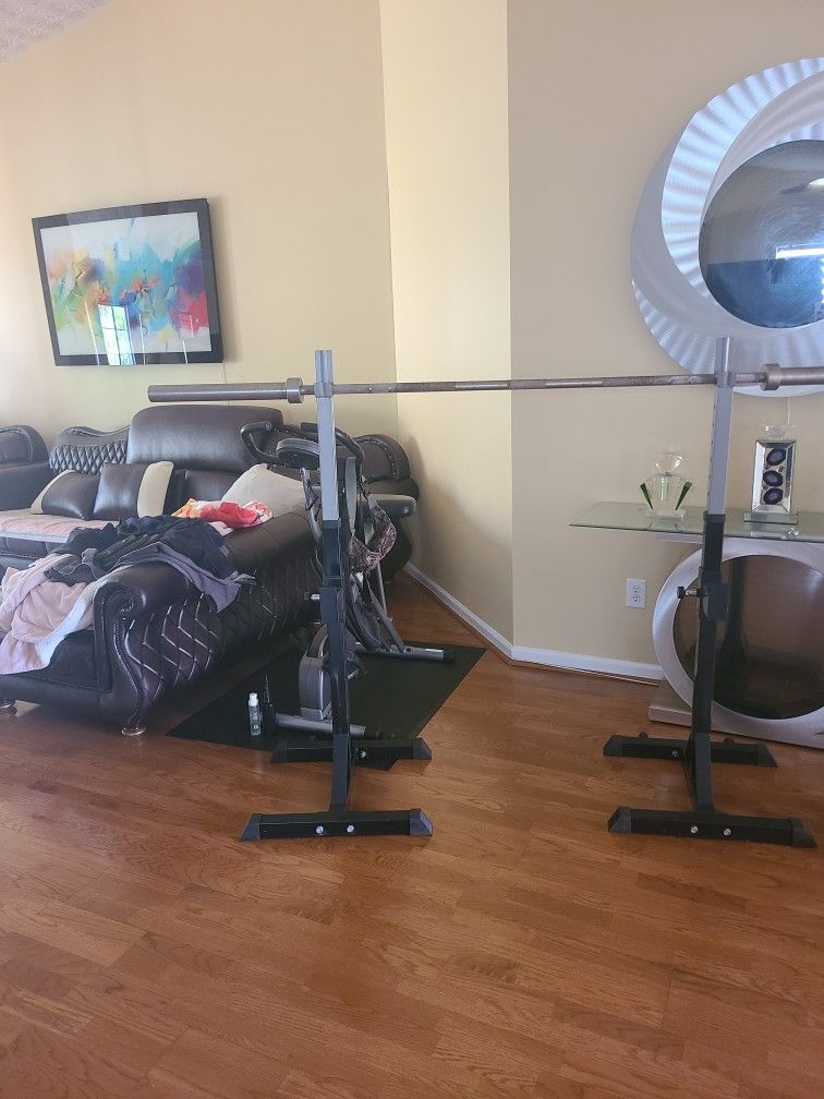 Squat Stand and Bar