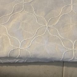 Pair of short window curtains