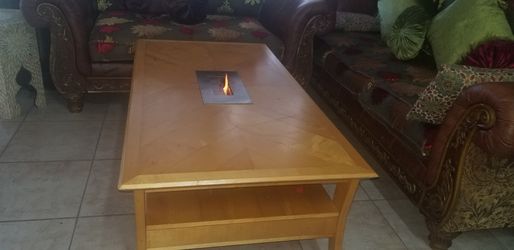 Fire coffee table