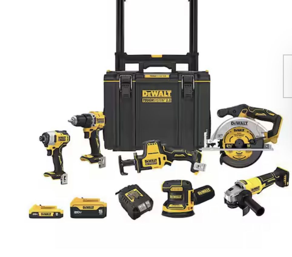 DEWALT KIT 6 dcw210 xr