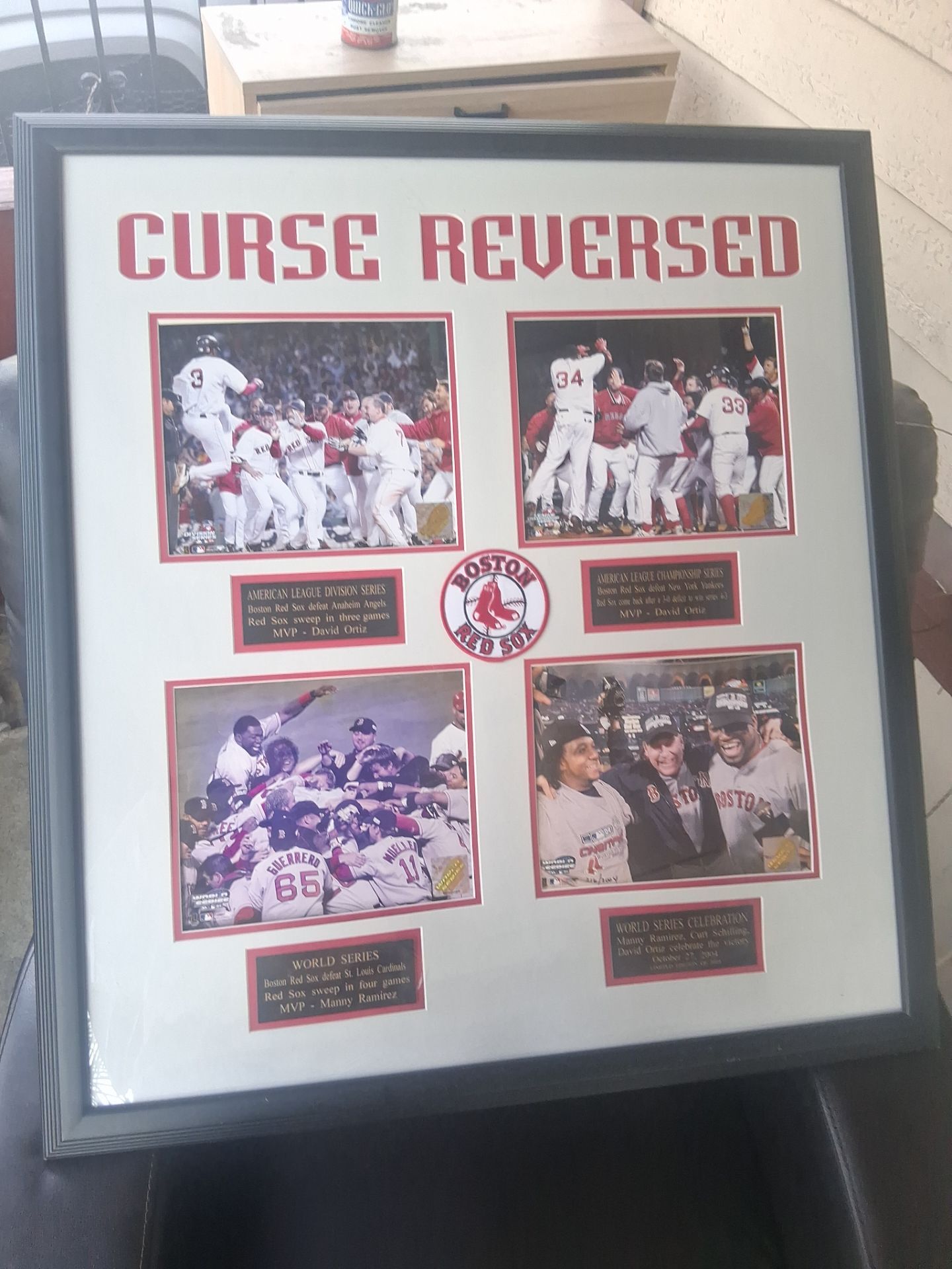 Boston red sox championship run frame
