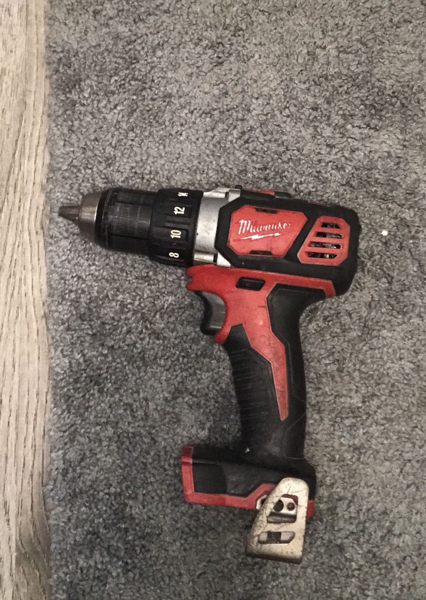 Milwaukee drill driver (only tool)