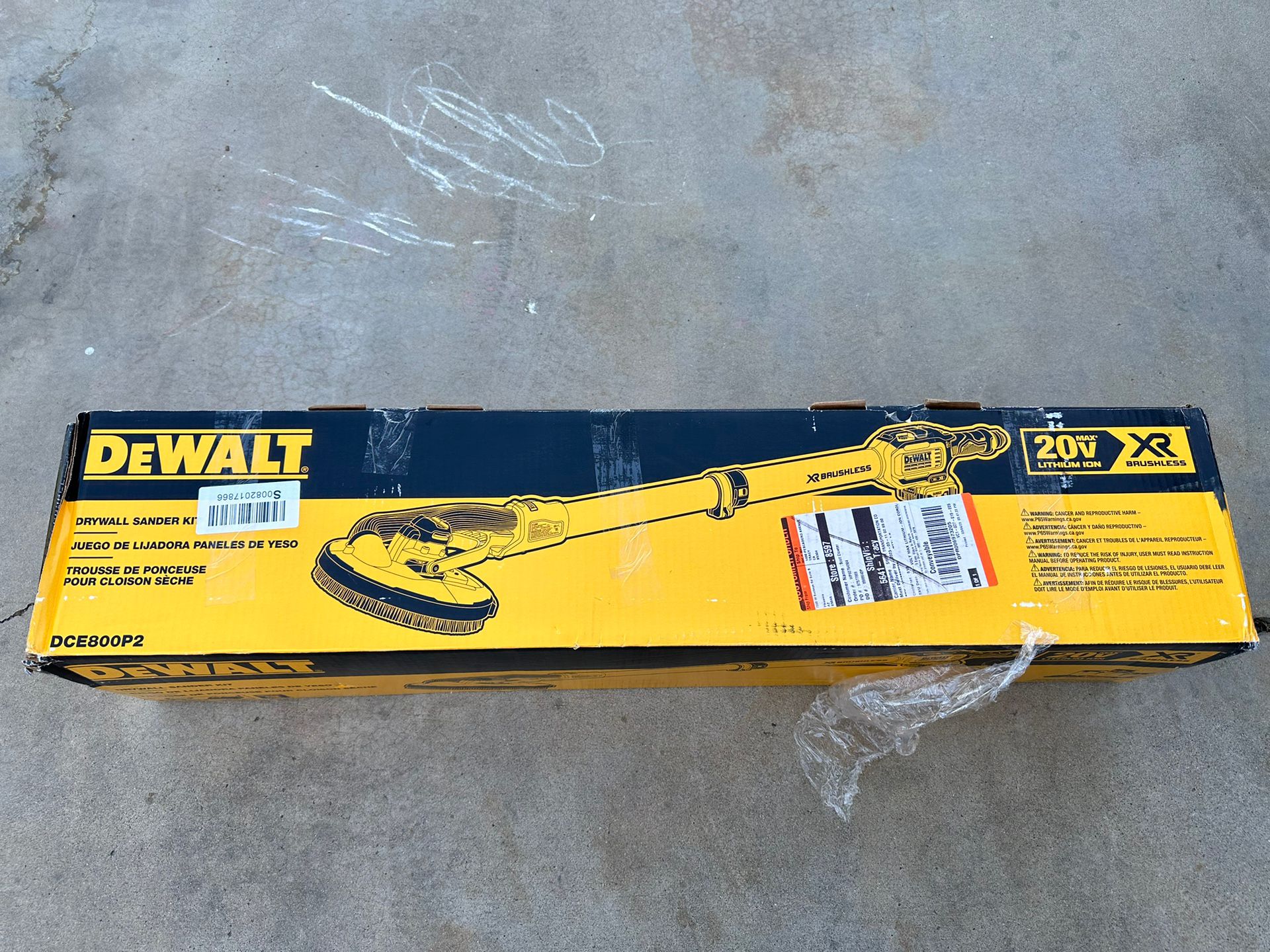 DEWALT 20V MAX Cordless 9 in. Drywall Sander with 20V 5.0Ah Battery and Charger