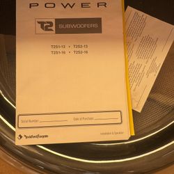 Rockford Fosgate 16” Elite Power Series 