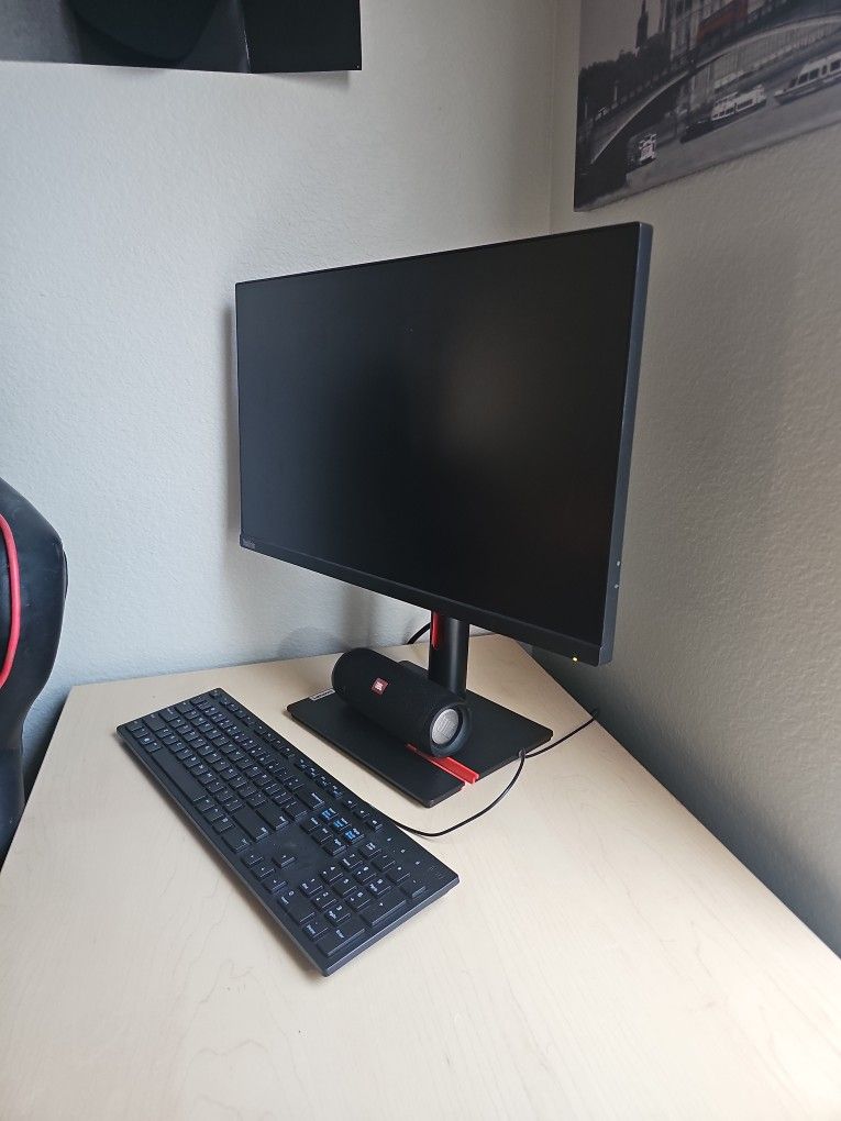 Computer Monitor And Keyboard