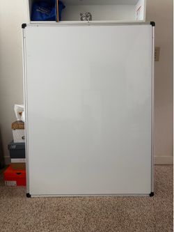 Large Dry Erase Board for Wall 47 inch x 35 inch Big Marker Whiteboard School
