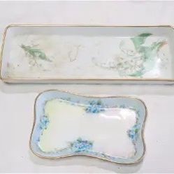 Vintage Porcelain Trays 
