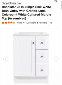 Bathroom vanity