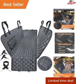 100% Waterproof Dog Seat Cover Hammock - Universal Fit for SUVs & Trucks