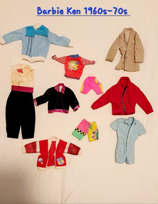 Vintage Mattel Ken Doll Clothes Lot 