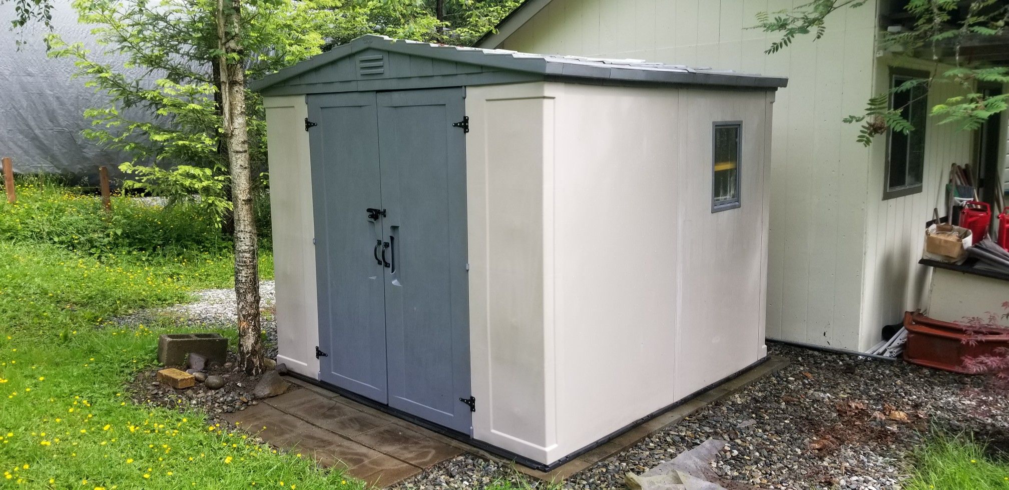 PENDINGKeter Apex 8x8 Storage Shed w/Upgrades for Sale in Renton, WA