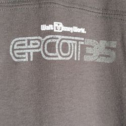Walt Disney World Epcot 35th Anniversary T-Shirt Size 2XL XXL GRAY Adult Unisex 
