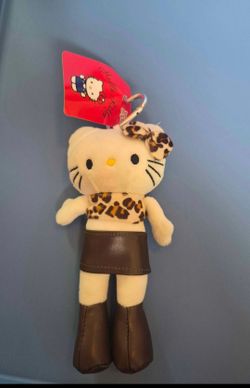 Hello Kitty  Plush Keychain Clip