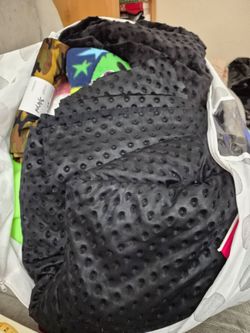 Lots of material, batting, binding, fusion, patterns, etc