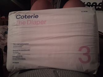 6pk Coterie The Diaper Size 3+4, 187 Count