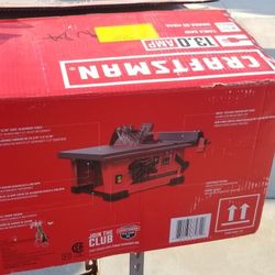 Craftsman Table Saw New In The Box