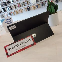 Microsoft Surface Pro X 128GB  - 90 Days Warranty - $1 Down - NO CREDIT Needed