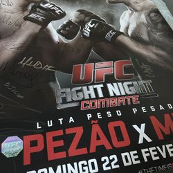 UFC Singed Mir vs Bigfoot Poster 100$ OBO