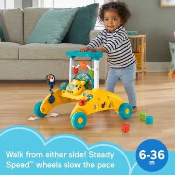 Fisher-Price Infant 2-Sided Steady Speed Walker Baby Walker