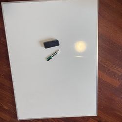 Large Whiteboard With Markers