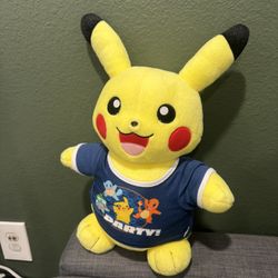 Pokemon Pikachu Plushie Build A Bear W Voice - Like NEW🚨🚨🚨🚨🚨