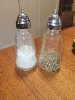 Princess House Salt and Pepper Shakers Set