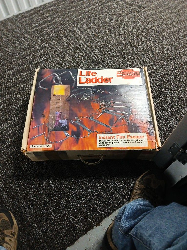 Life Ladder Instant Fire Escape Made In The U. S. A.