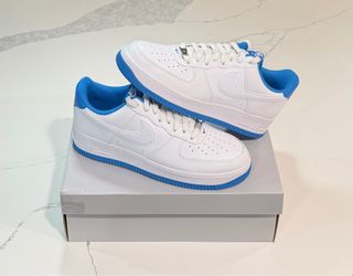 Nike Air Force 1 Low '07 (White Light Photo Blue) (BRAND NEW)