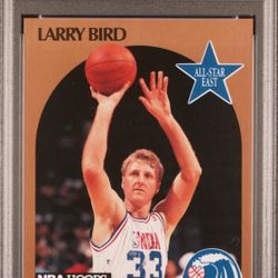 Larry Bird NBA Hoops 1990 All Stars Game PERFECT GRADE PSA 10