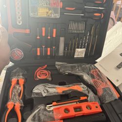 jar-owl 16.8V Tool Kit with Drill, 247 In-lb Torque, 0-1300RMP Variable Speed, 10MM 3/8'' Keyless Chuck, 18+1 Clutch, 1.3Ah Li-Ion Battery & Charger f