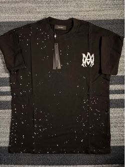 Amiri paint black tee S,M,L,XL