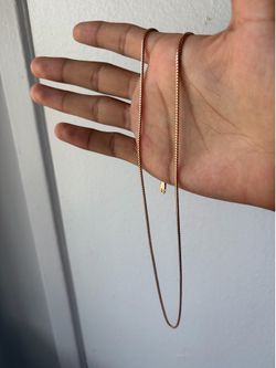 14K Box-Style Chain