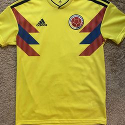 Colombia 2018 World Cup Jersey S Size 